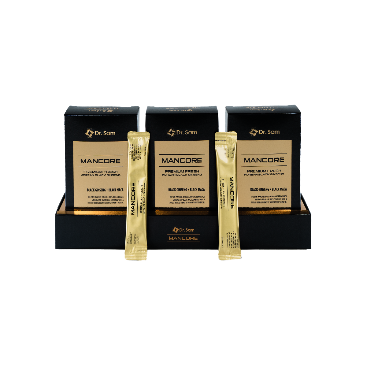 Premium Korean Black Ginseng and Black Maca